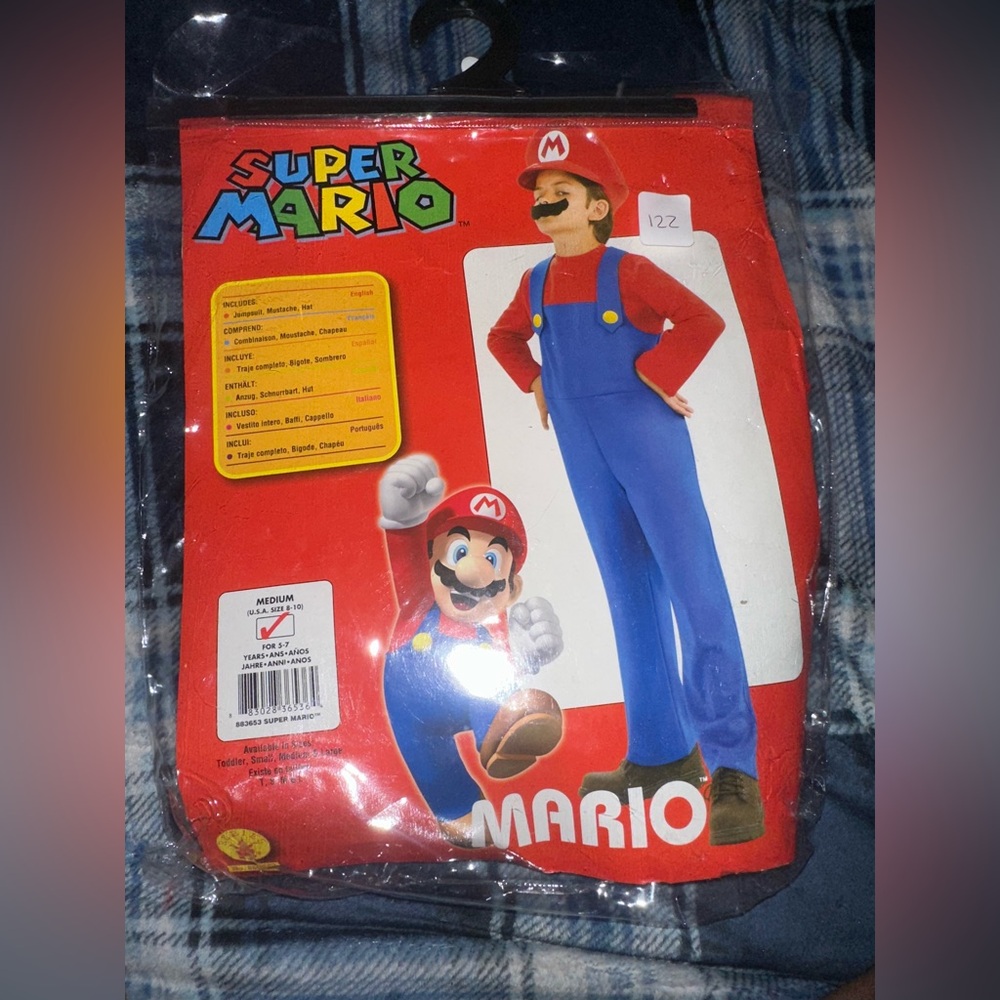 Super Mario Costume with Hat